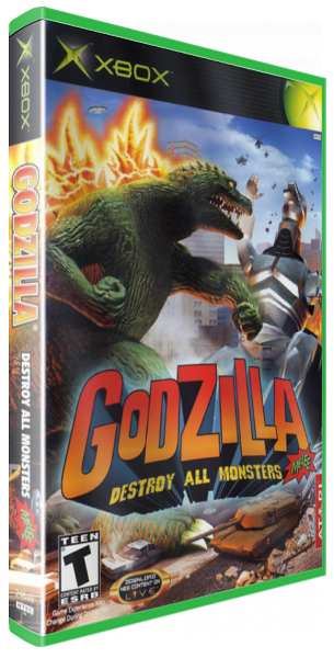 Godzilla - Destroy All Monsters Melee — box-3D (US)