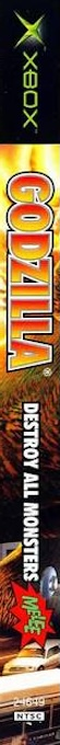 Godzilla - Destroy All Monsters Melee — box-2D-side (US)