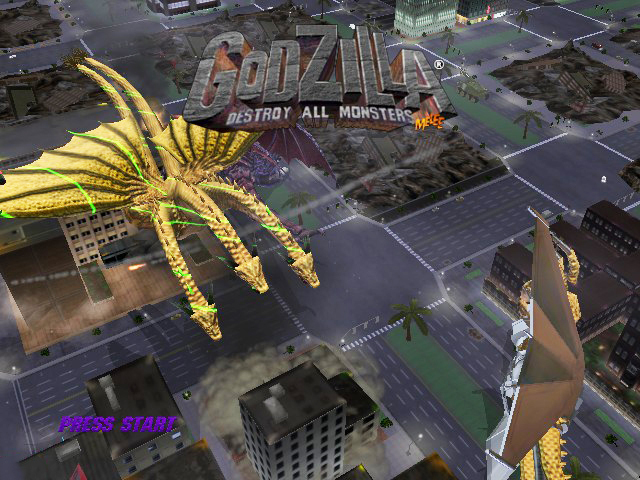 Godzilla - Destroy All Monsters Melee — sstitle (WOR)