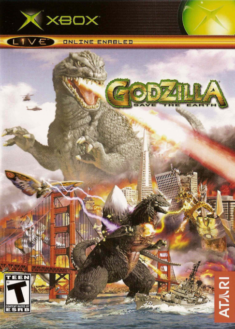 Godzilla - Save The Earth box art