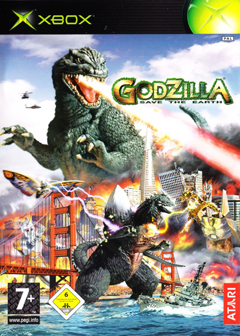 Godzilla - Save The Earth — box-2D (UK)