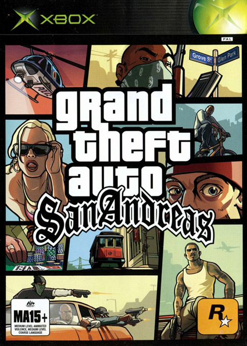 Grand Theft Auto - San Andreas — box-2D (AU)
