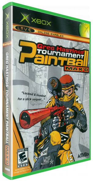Greg Hasting's Tournament Paintball Max'd — box-3D (US)