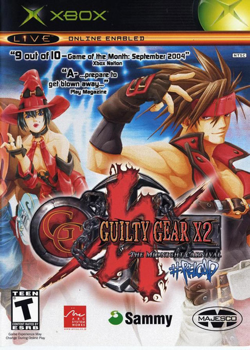 Guilty Gear X2 Reload - The Midnight Carnival box art