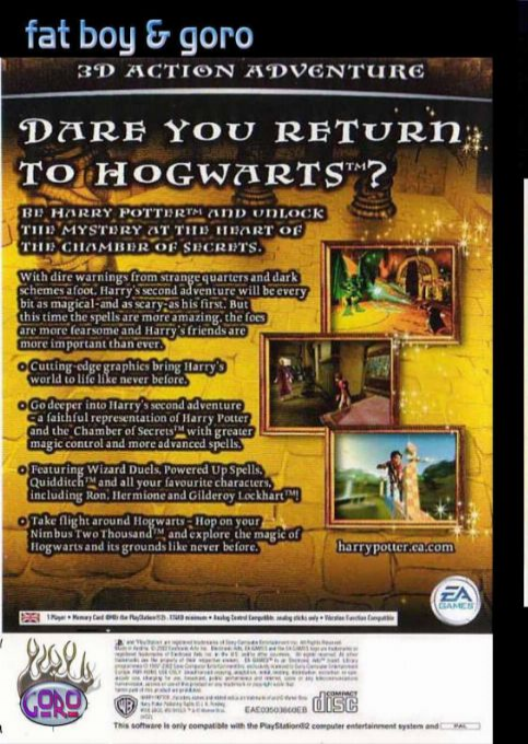 Harry Potter and the Chamber of Secrets — box-2D-back (UK)