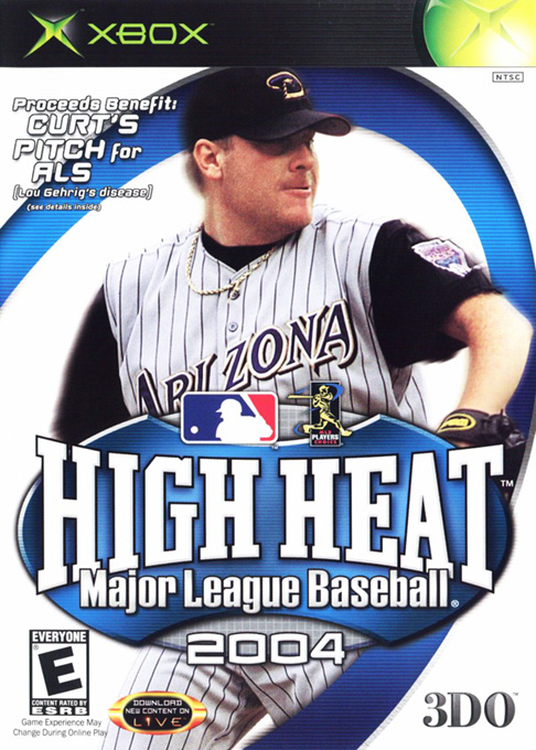 High Heat Major League Baseball 2004 box art