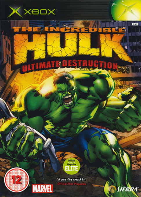 Incredible Hulk, The - Ultimate Destruction — box-2D (UK)