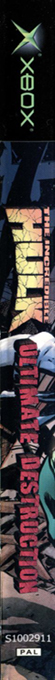Incredible Hulk, The - Ultimate Destruction — box-2D-side (FR)