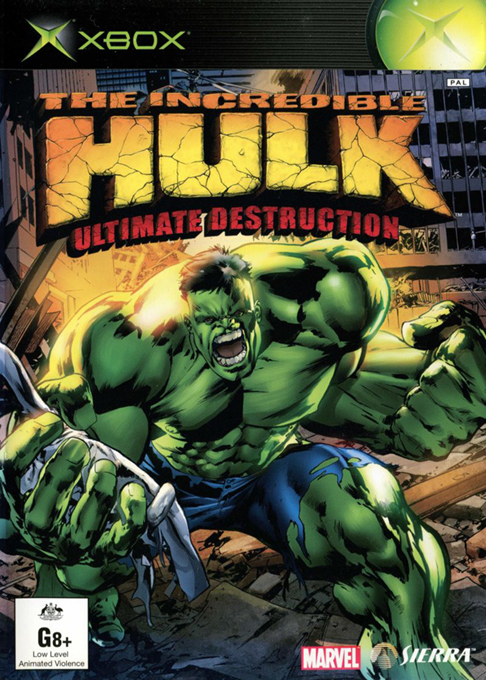 Incredible Hulk, The - Ultimate Destruction — box-2D (AU)