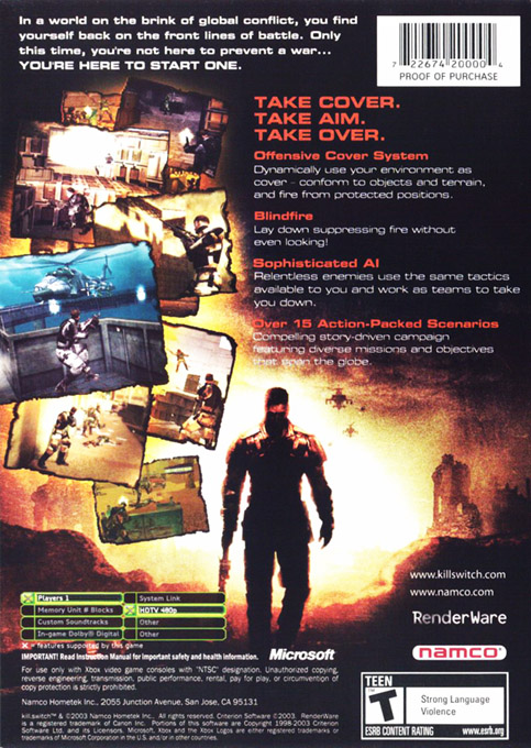 Kill.Switch — box-2D-back (US)