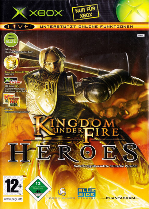 Kingdom Under Fire - Heroes — box-2D (DE)