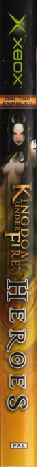 Kingdom Under Fire - Heroes — box-2D-side (DE)