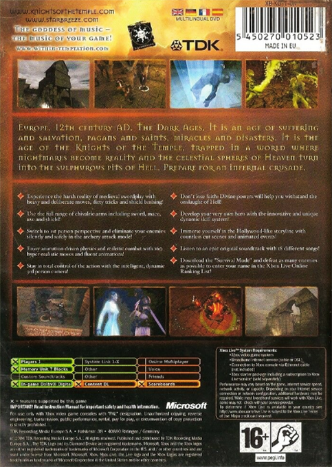 Knights Of The Temple - Infernal Crusade — box-2D-back (EU)