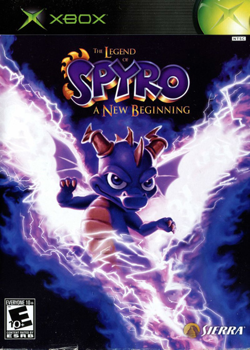 Legend Of Spyro, The - A New Beginning box art