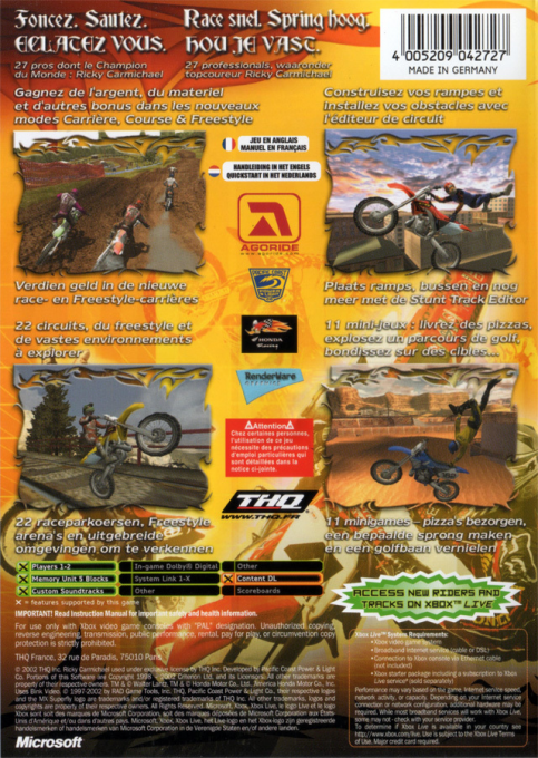 Mx Superfly Featuring Ricky Carmichael — box-2D-back (FR)