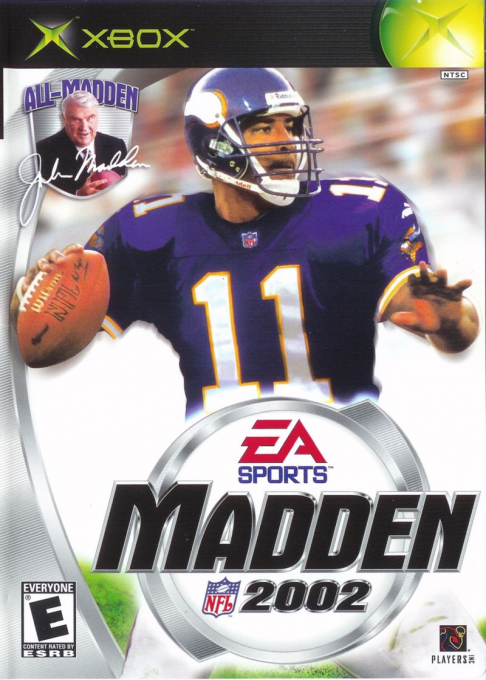 Madden NFL 2002 box art
