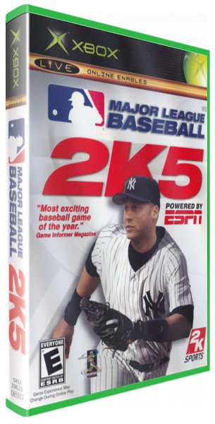Major League Baseball 2k5 — box-3D (US)