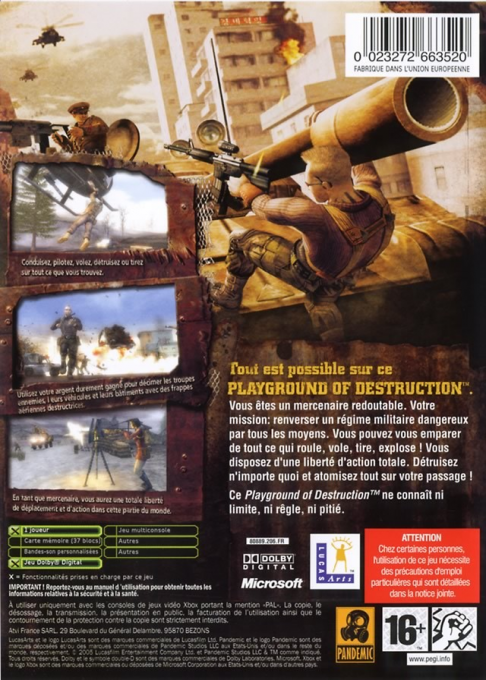 Mercenaries — box-2D (FR)