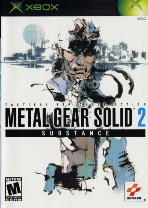 Metal Gear Solid 2 Substance box art