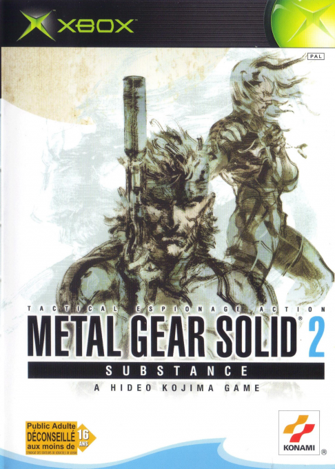 Metal Gear Solid 2 Substance — box-2D (FR)