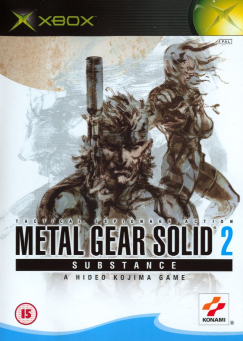 Metal Gear Solid 2 Substance — box-2D (UK)