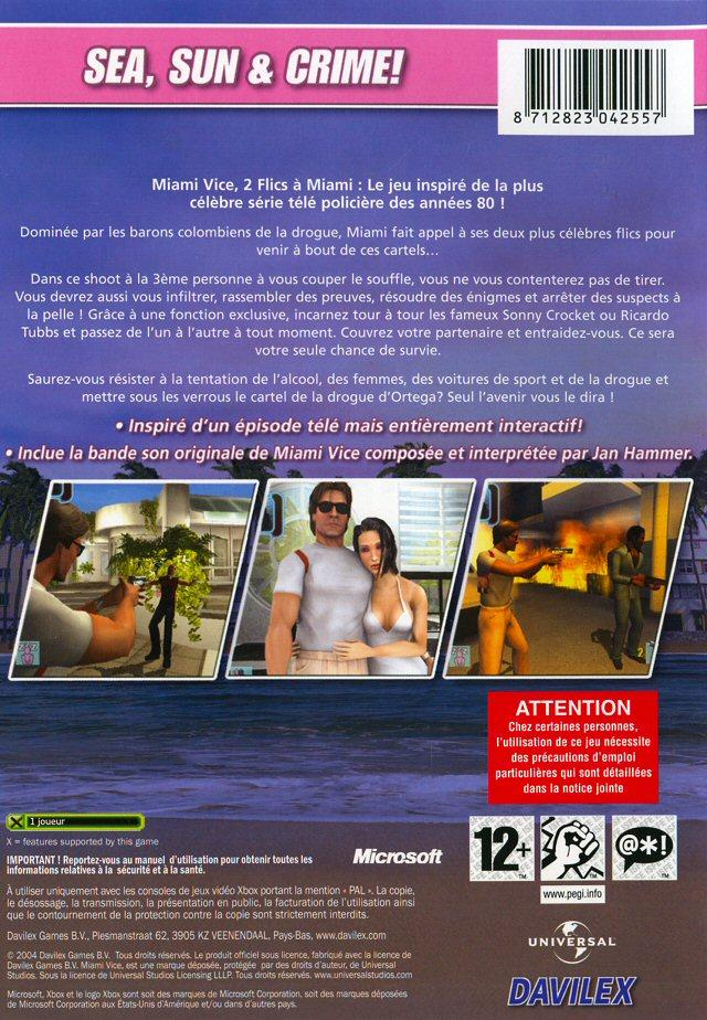 Miami Vice — box-2D-back (FR)