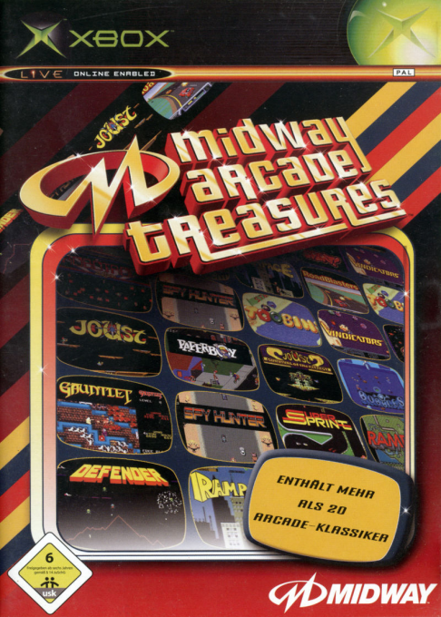 Midway Arcade Treasures — box-2D (DE)
