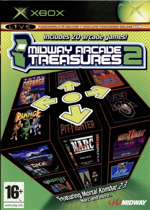 Midway Arcade Treasures 2 — box-2D (SP)