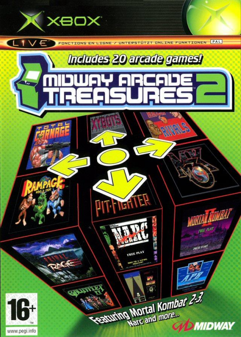 Midway Arcade Treasures 2 — box-2D (DE)