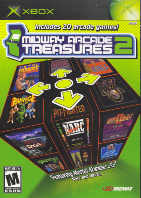 Midway Arcade Treasures 2 box art