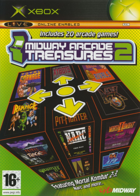 Midway Arcade Treasures 2 — box-2D (EU)
