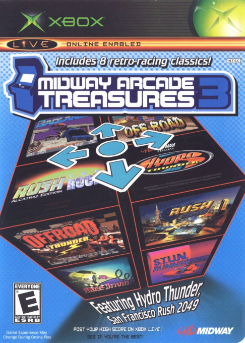 Midway Arcade Treasures 3 box art