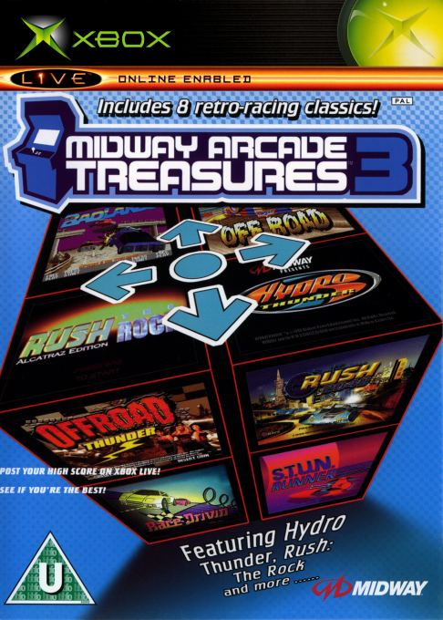 Midway Arcade Treasures 3 — box-2D (FI)