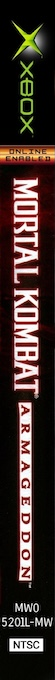 Mortal Kombat Armageddon — box-2D-side (US)
