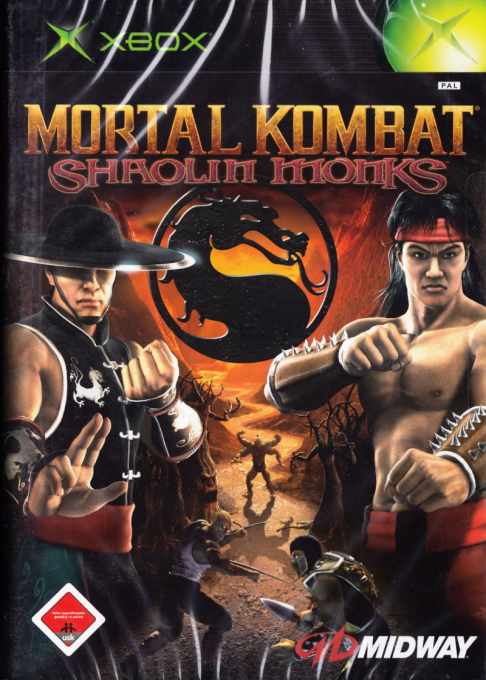 Mortal Kombat - Shaolin Monks — box-2D (DE)