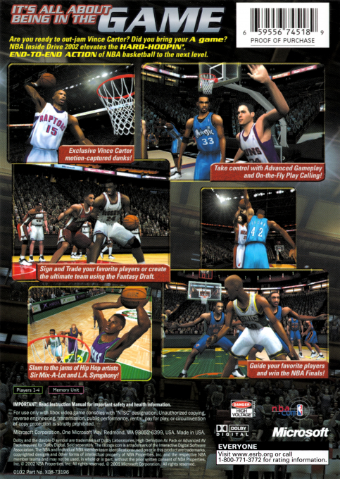 Nba Inside Drive 2002 — box-2D-back (US)