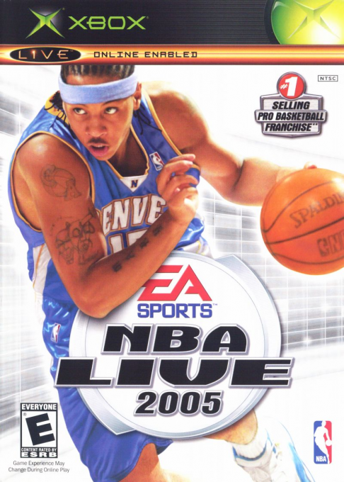 NBA Live 2005 box art