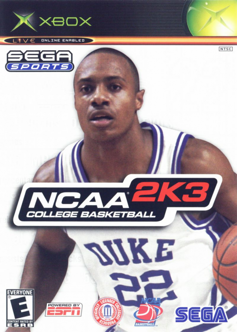 NCAA College Basketball 2k3 box art