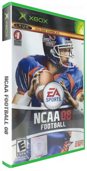 Ncaa Football 08 — box-3D (US)