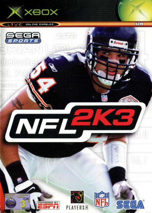 NFL 2K3 — box-2D (UK)