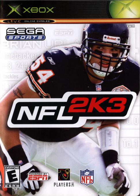 NFL 2K3 box art