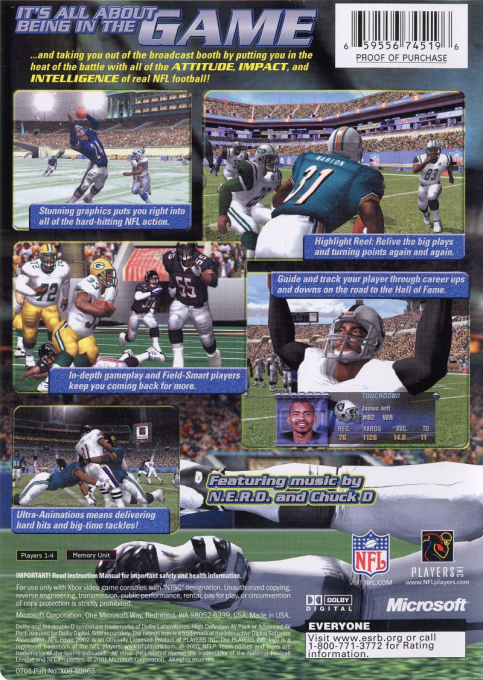 Nfl Fever 2002 — box-2D-back (US)