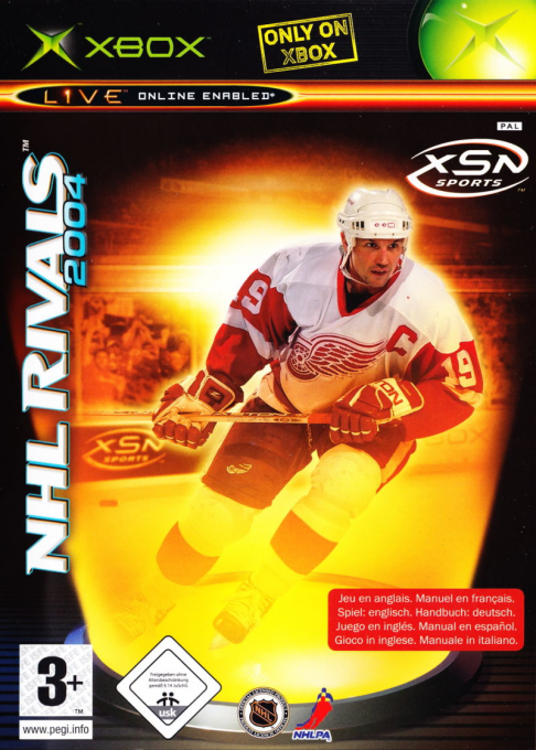 NHL Rivals 2004 — box-2D (EU)