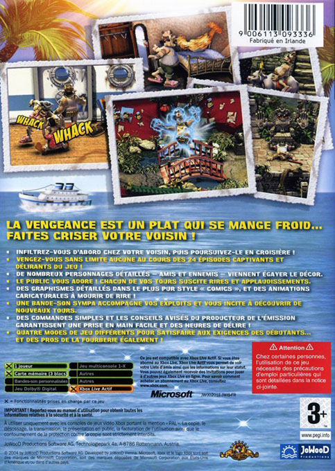 Neighbours From Hell — box-2D-back (FR)