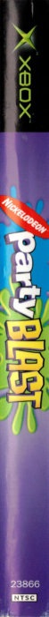 Nickelodeon Party Blast — box-2D-side (US)