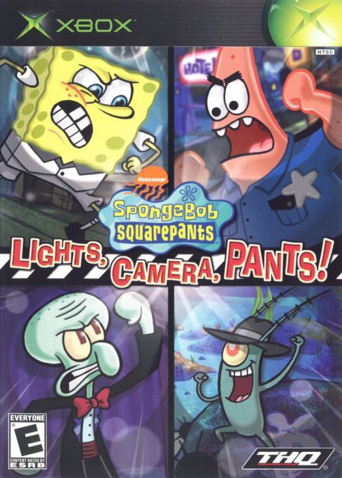 Spongebob Squarepants - Lights, Camera, Pants! box art