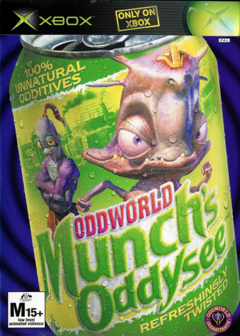 Oddworld - Munch's Oddysee — box-2D (AU)