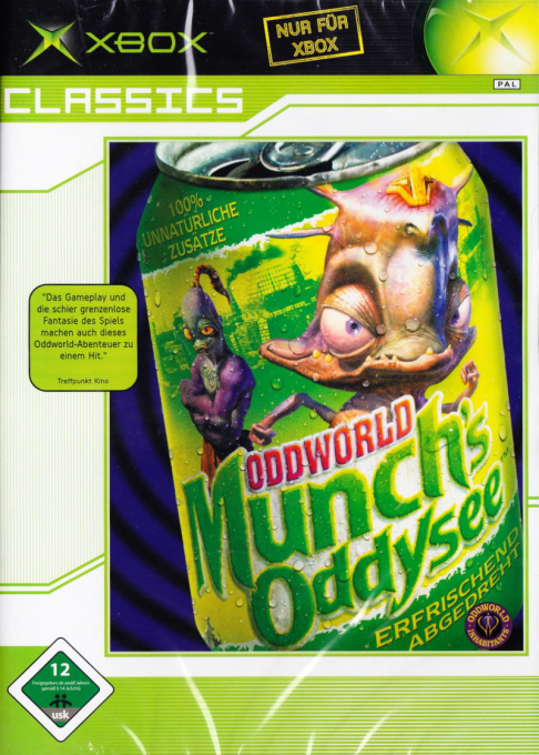 Oddworld - Munch's Oddysee — box-2D (DE)