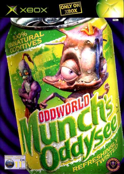Oddworld - Munch's Oddysee — box-2D (EU)