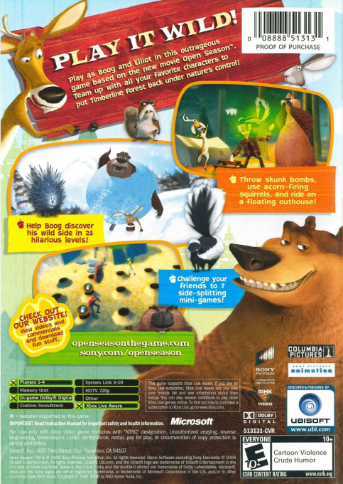 Open Season — box-2D-back (US)